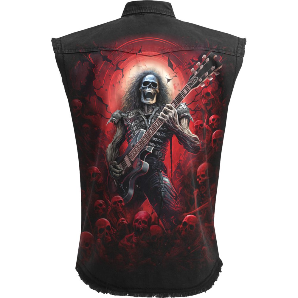 Spiral - Tomb Of Rock Sleeveless workshirt - Black